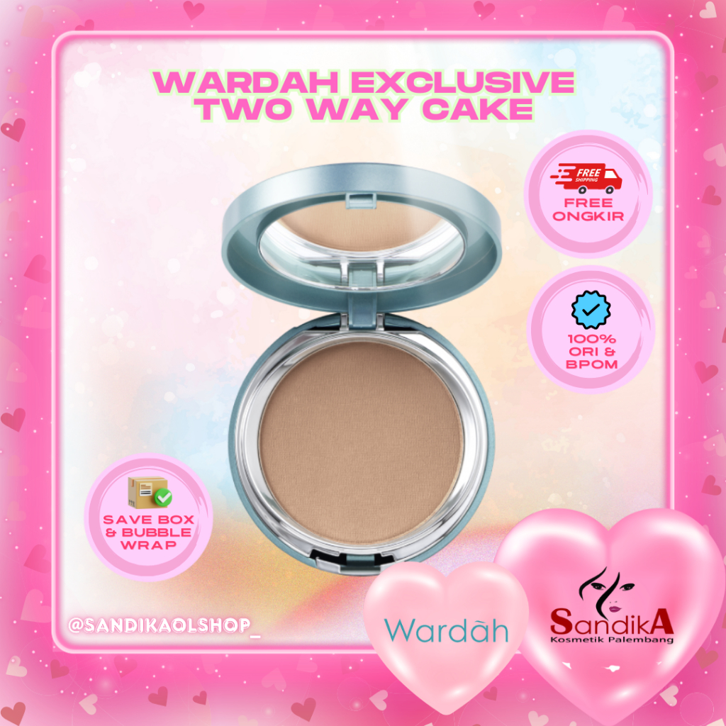 Wardah Exclusive Two Way Cake |Wardah Two Way Cake|Bedak Wardah
