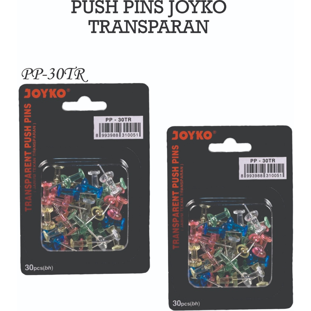

JOYKO Push Pin / Jarum Tekan / Paku Pin Joyko PP-30TR