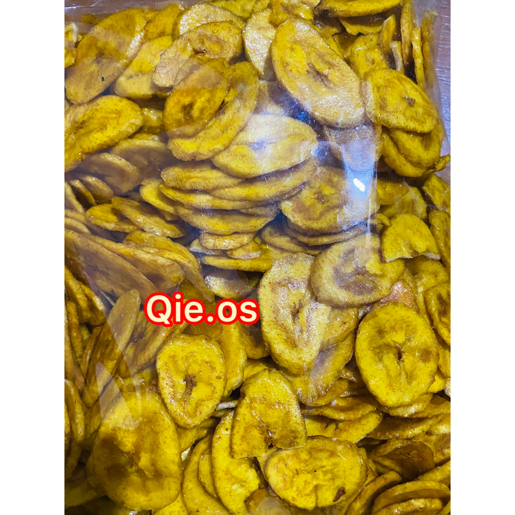 

1 kg MANIS keripik kripik pisang dolar koin bulat aroma nangka renyah snack cemilan