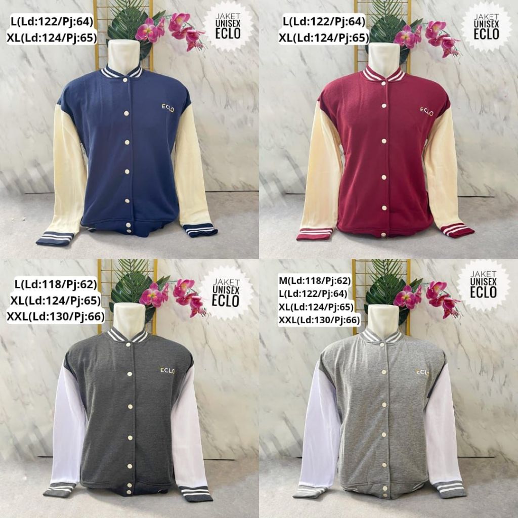 JAKET BASEBALL ECLO UNISEX ORIGINAL