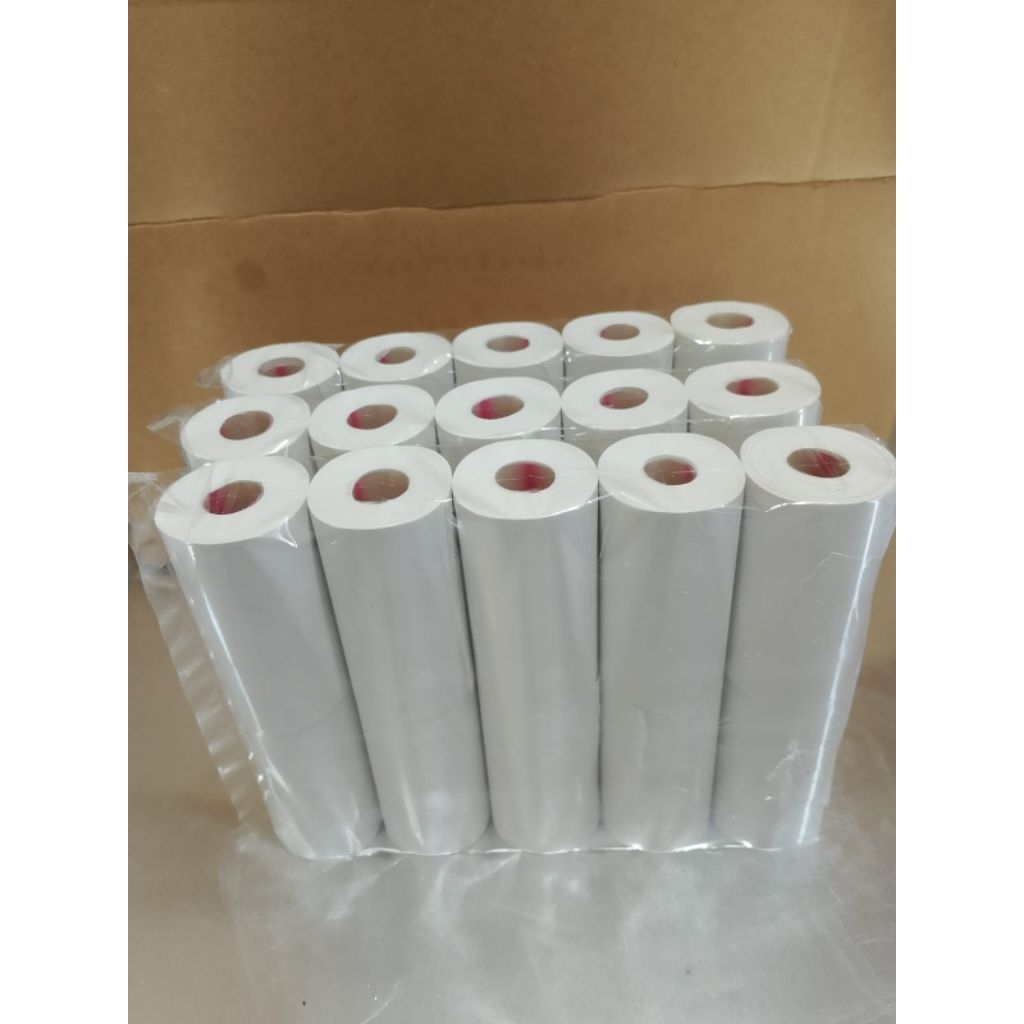 

Kertas Stiker label Thermal ukuran 57x30 paket 10 roll
