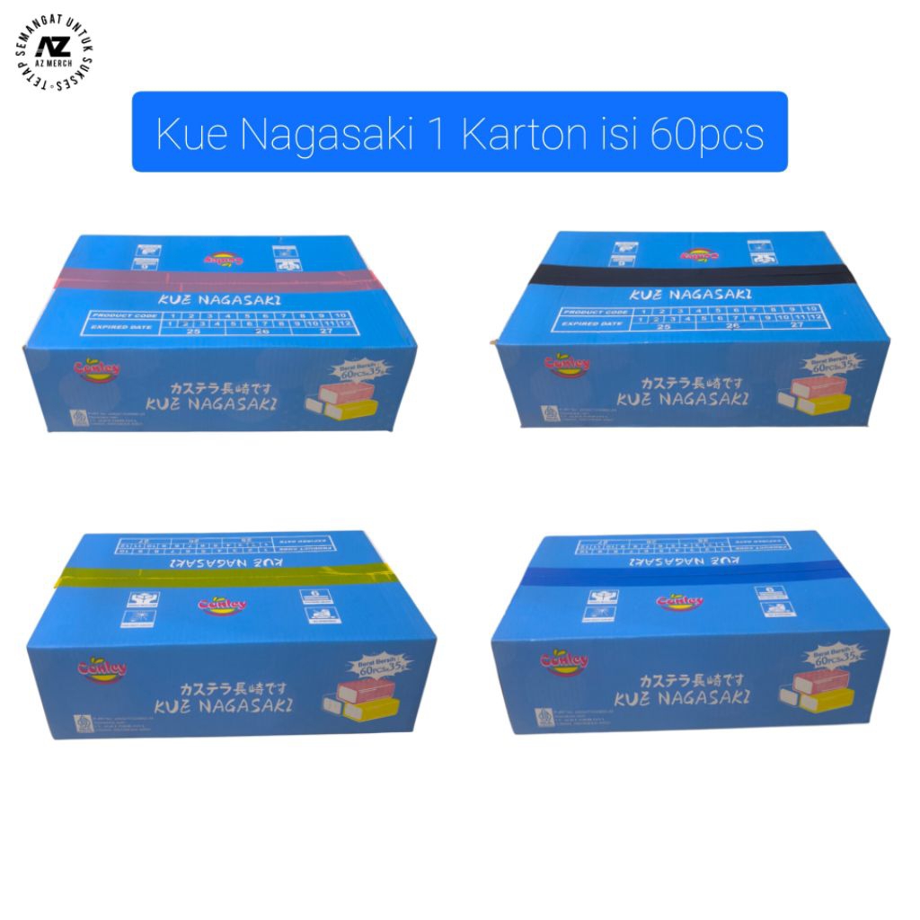 

NAGASAKI KUE MOCHI ISI BOLU NIKMAT ISI 60 PCS - ( 1 KARTON )