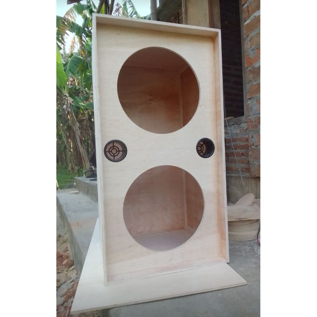 box speaker 15 inch & 12 inch double