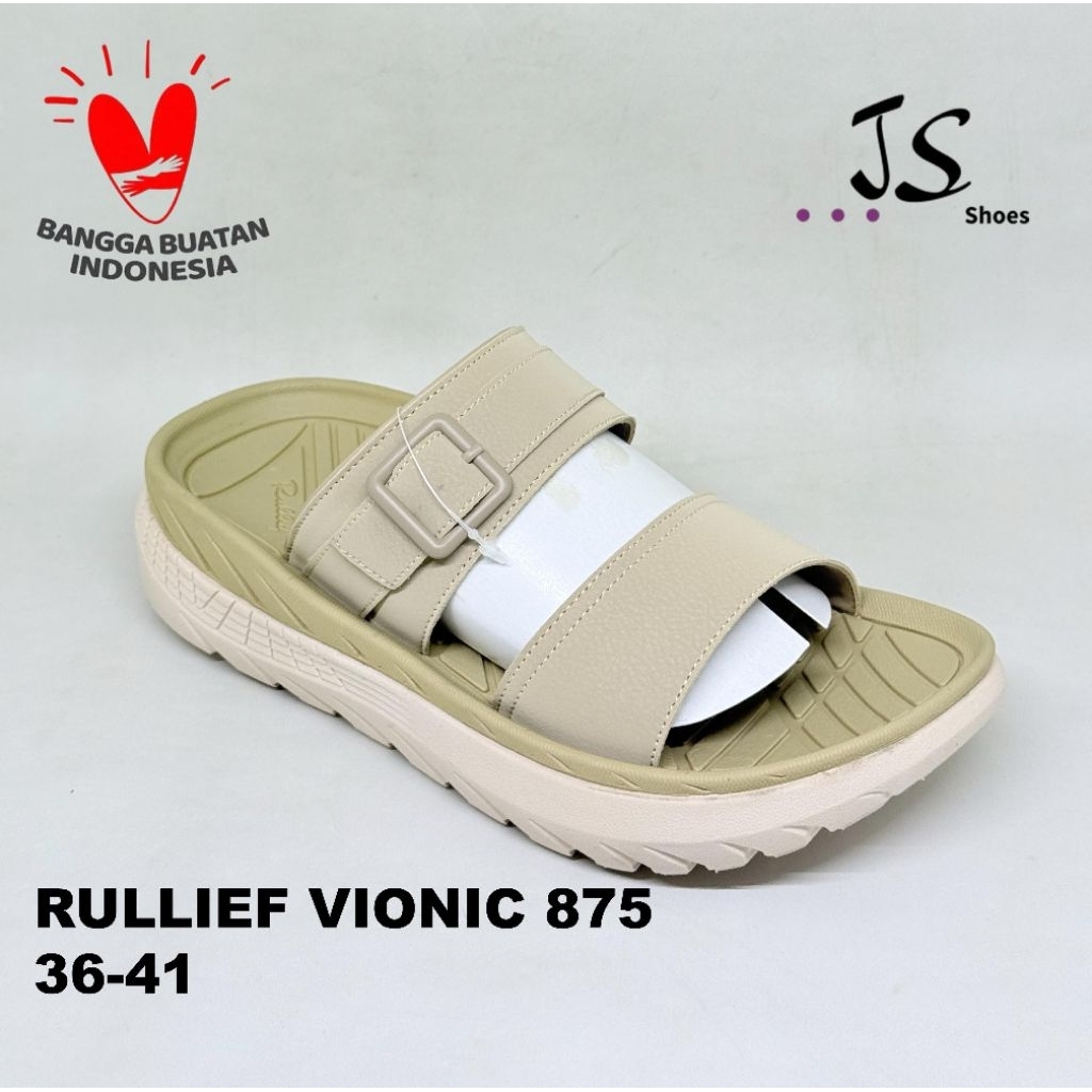 RULLIEF VIONIC 875 - SANDAL SLOP CASUAL WANITA DEWASA MERK RULLIEF ORIGINAL