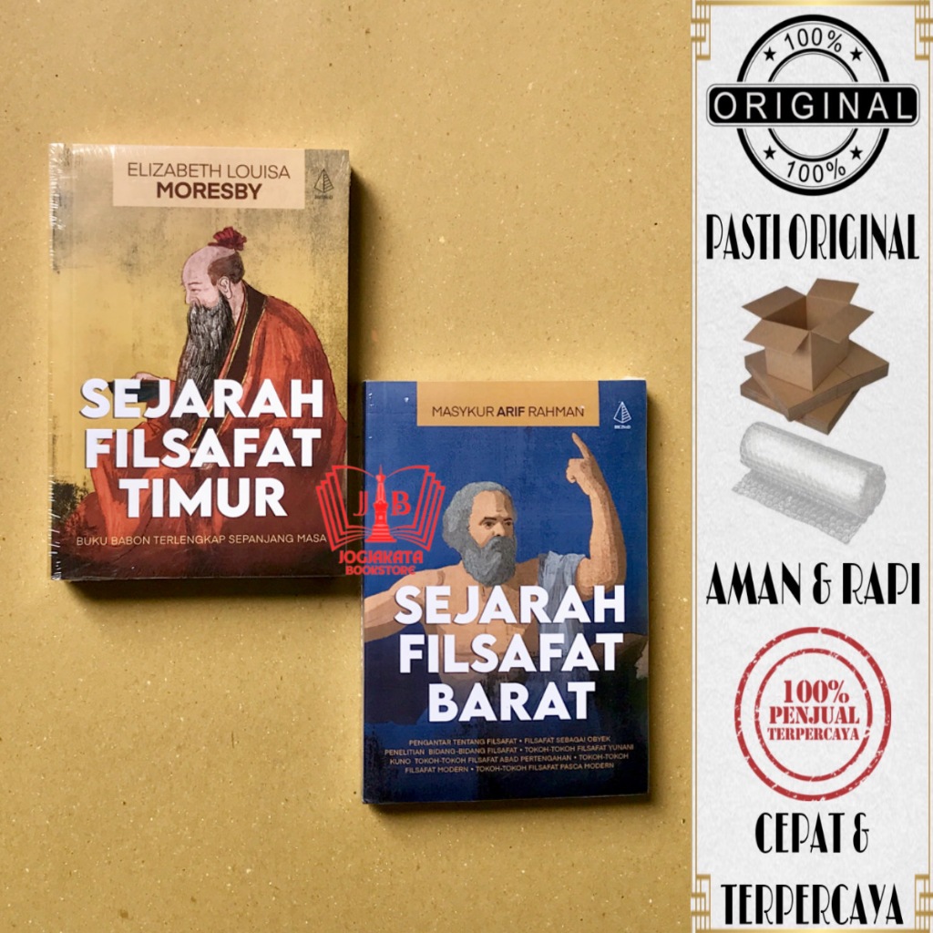 Paket Buku Sejarah Filsafat Timur Dan Sejarah Filsafat Barat
