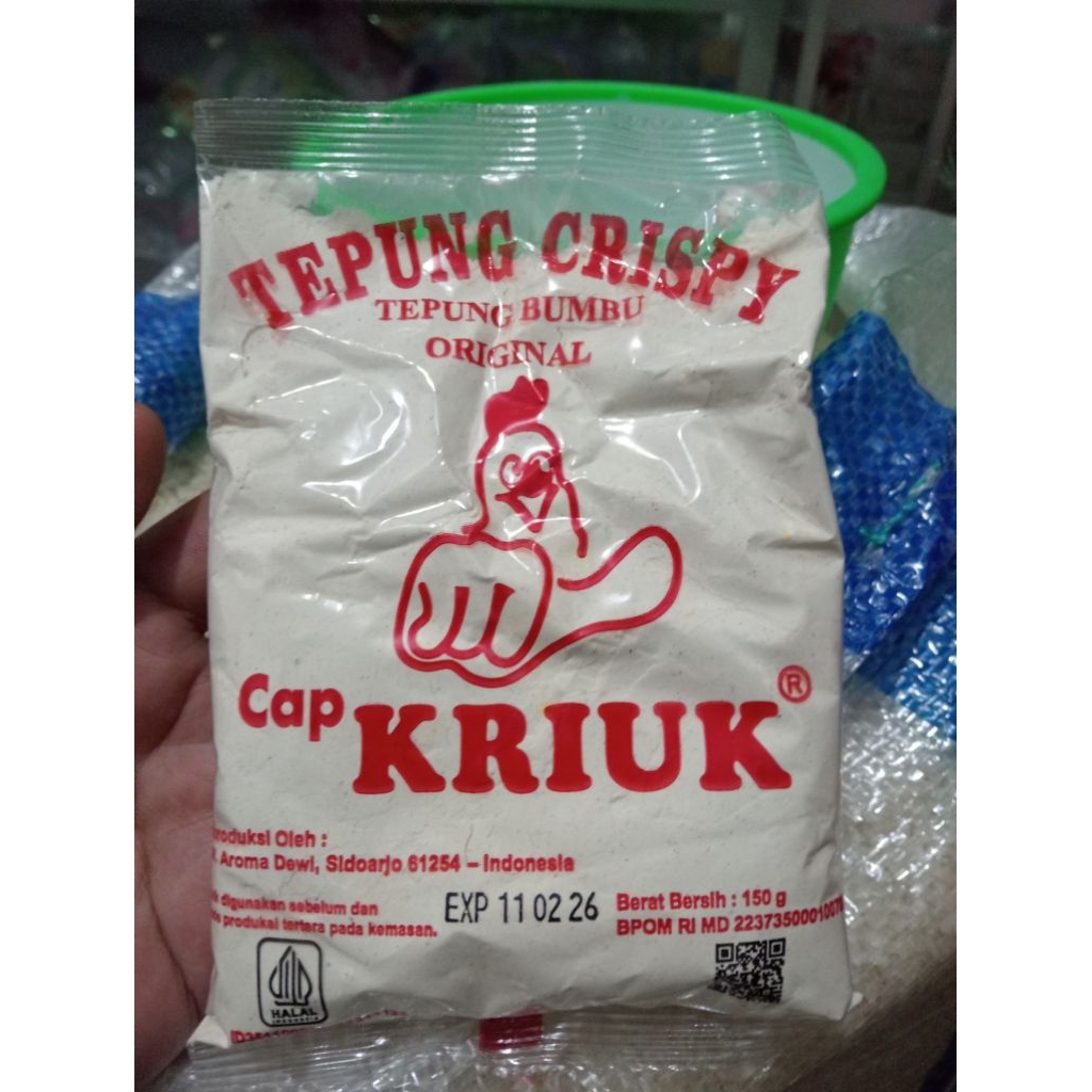

Tepung Bumbu Crispy Asli Cap Jempol 150gr