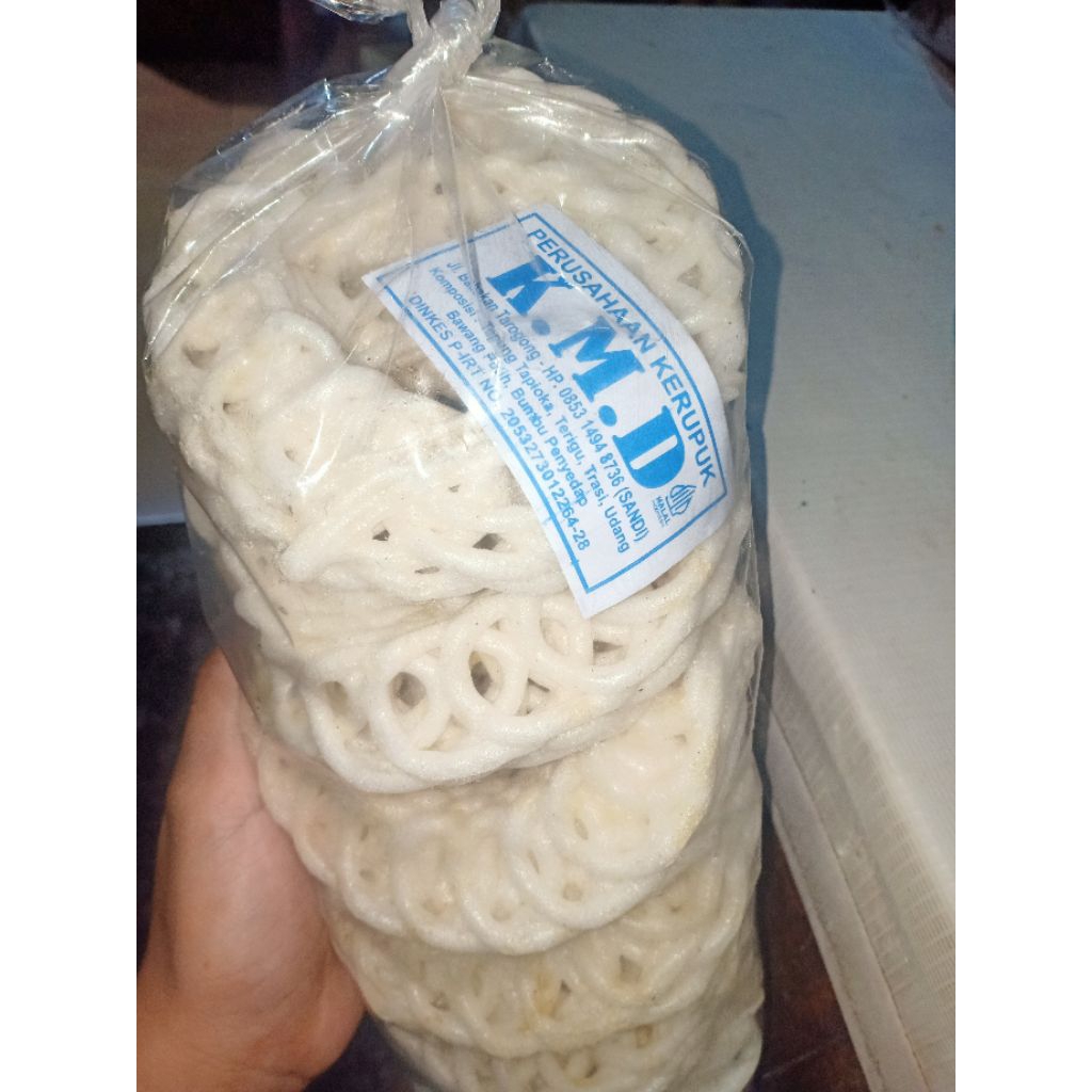 

KERUPUK K.M.D KMD SEDANG KEMASAN TALI ISI 10 PCS [MINIMAL ORDER 2 PCS]