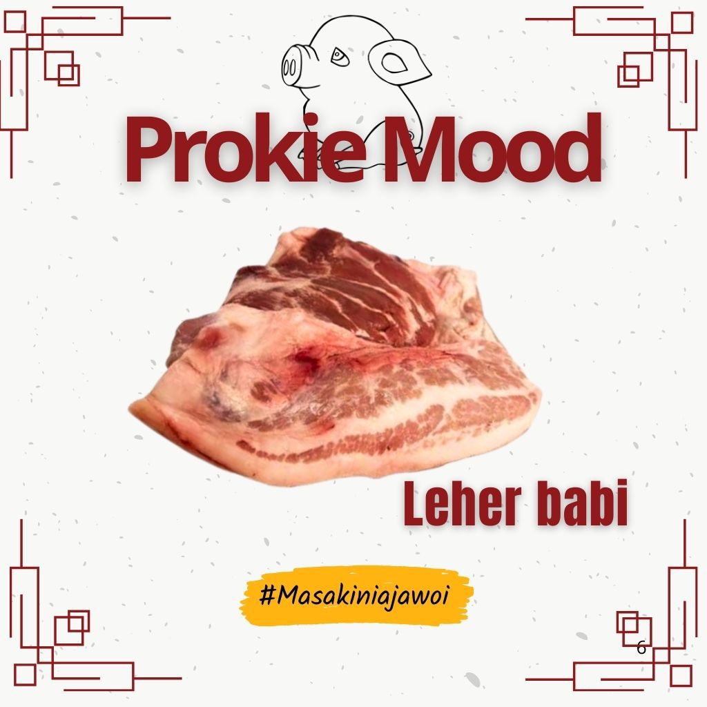 

Leher/daging bagian leher babi 1kg