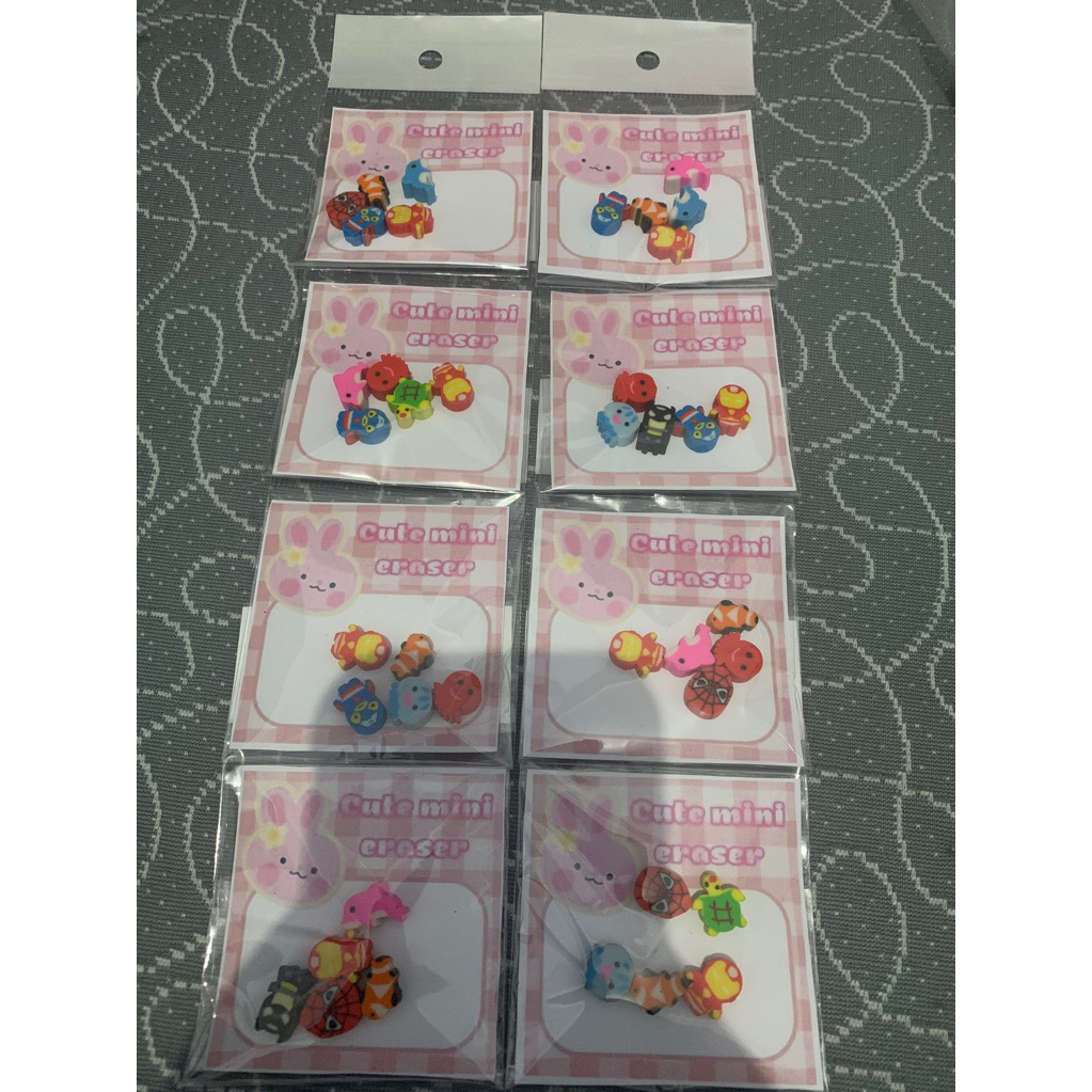 

penghapus mini karakter isi 5