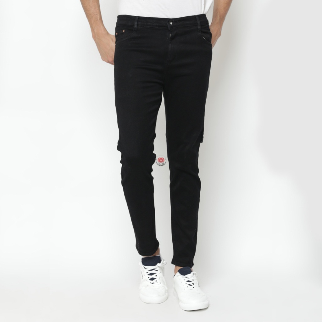 Nuber Celana Panjang Jeans Active Slim Fit Pria Amethyst