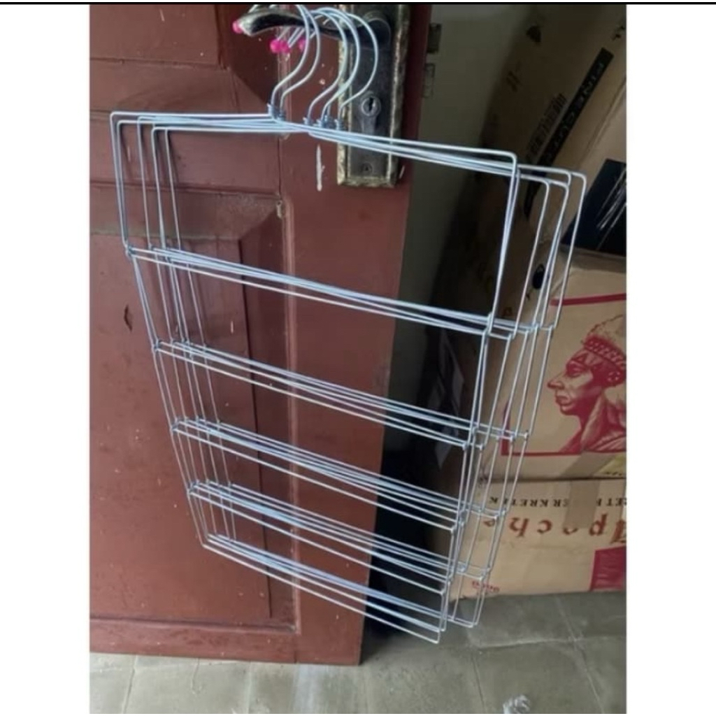 HANGER JILBAB KAWAT - GANTUNGAN KERUDUNG - KASTOK BESI SERBAGUNA