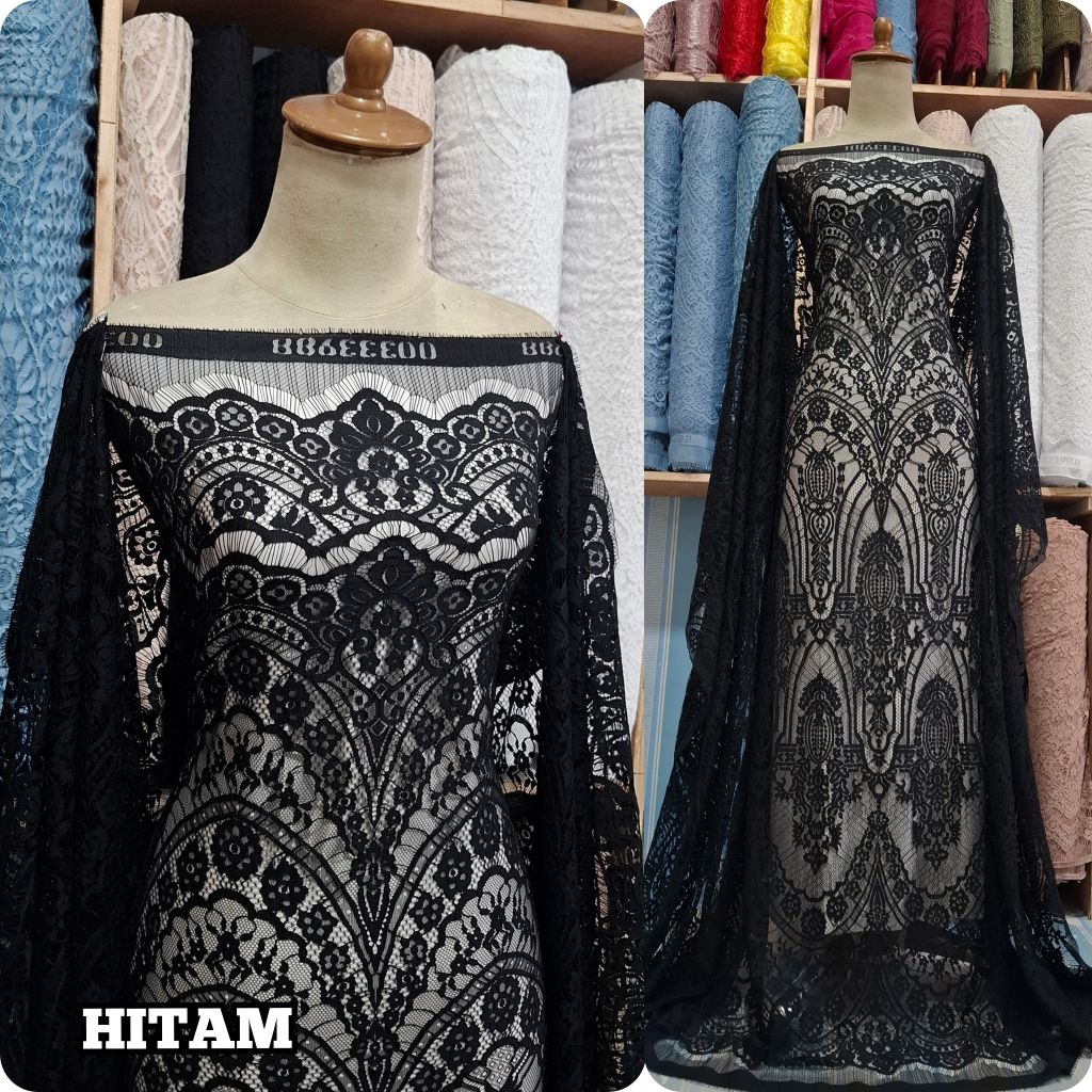 Kain bahan brokat semi francis / Kain brokat semi francis mewah / Kain brokat semi francis original