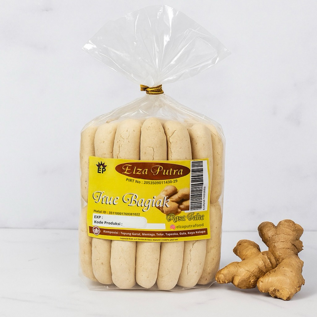 

Kue Bagiak Rasa Jahe Khas Banyuwangi Netto 300 gram