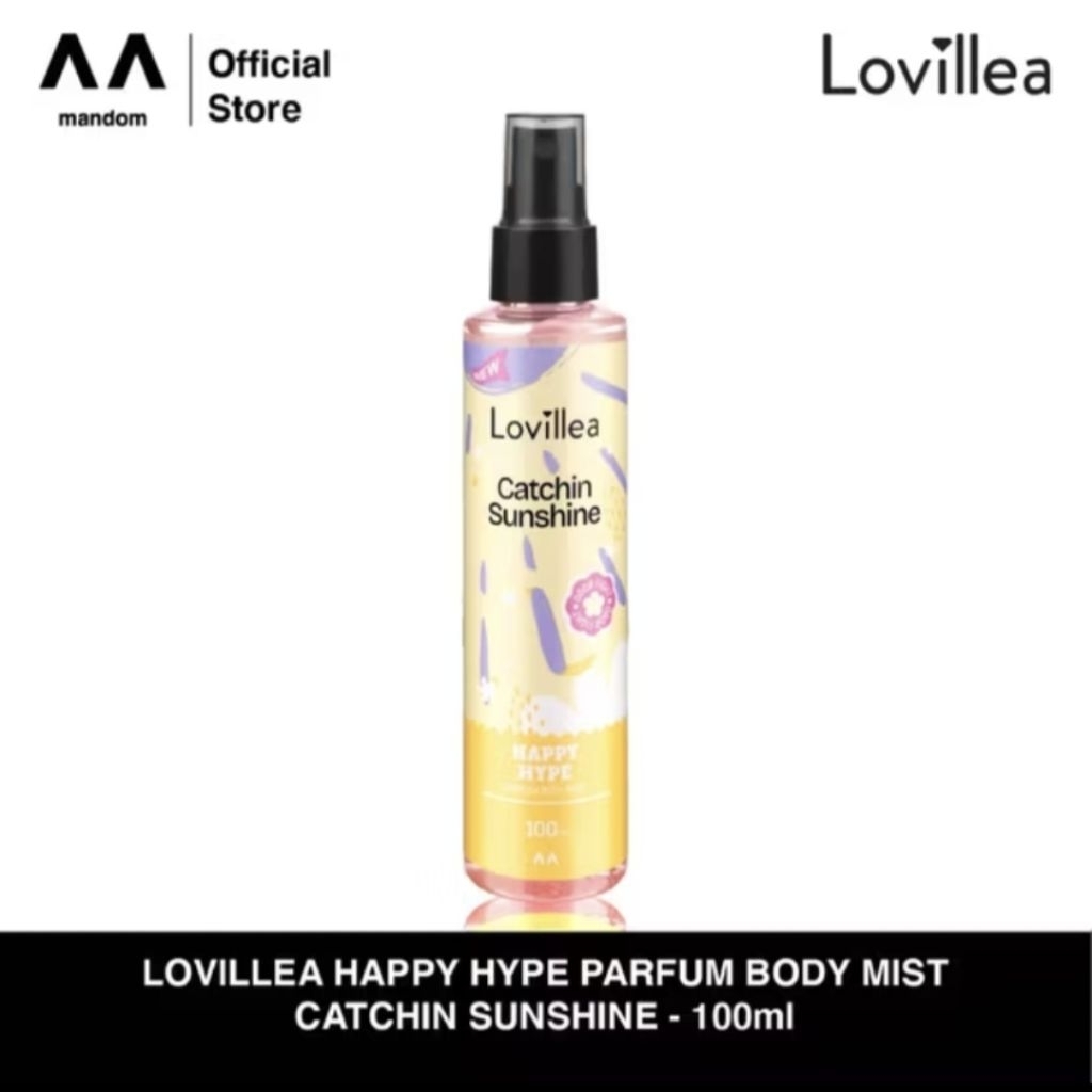 LOVILLEA Happy Hype Parfum Body Mist Catchin Sunshine 100ml / Lovillea / Lovillea mandom / Lovillea 
