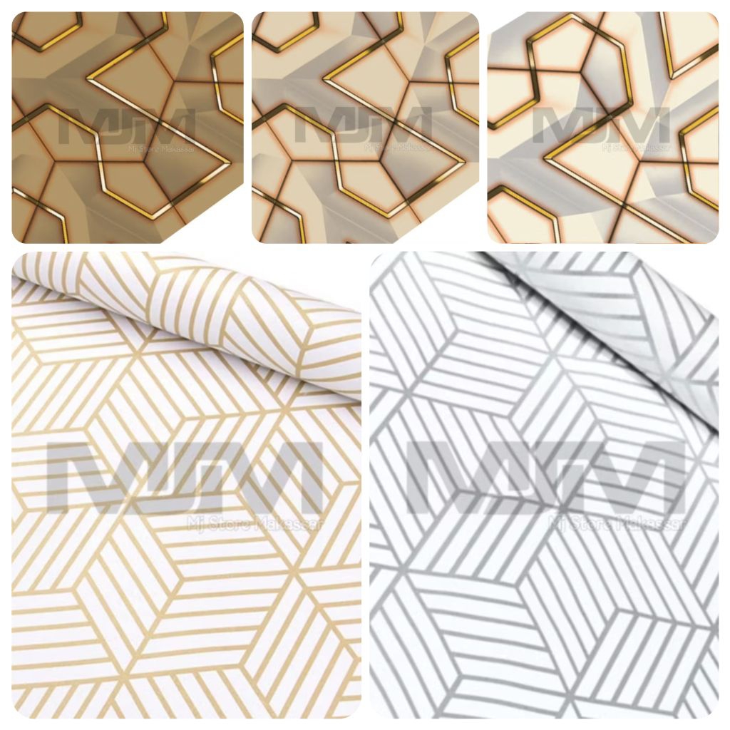 Wallpaper Dinding Motif TERMURAH 1 KG MUAT 5 roll pcs TERBAIK Mj store makassar
