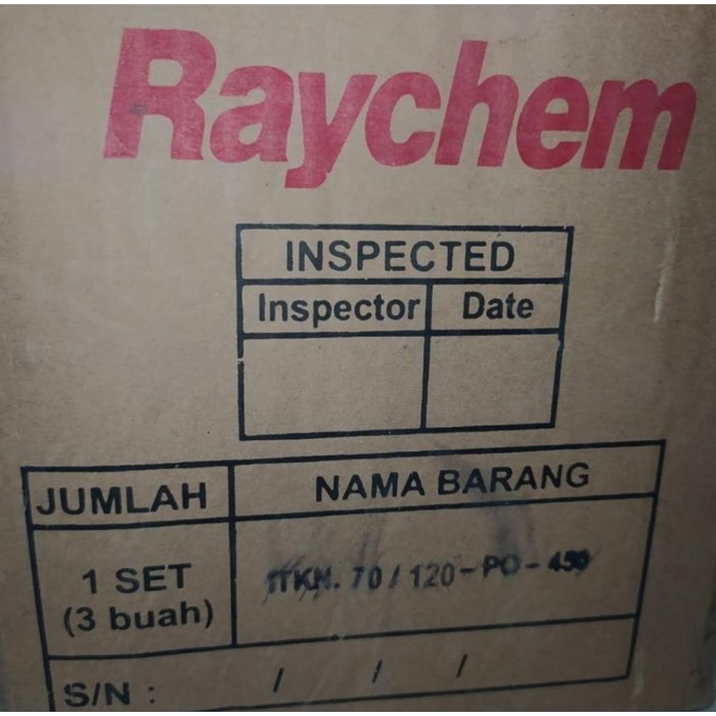Terminasi Raychem 70/120 Indoor 3 core