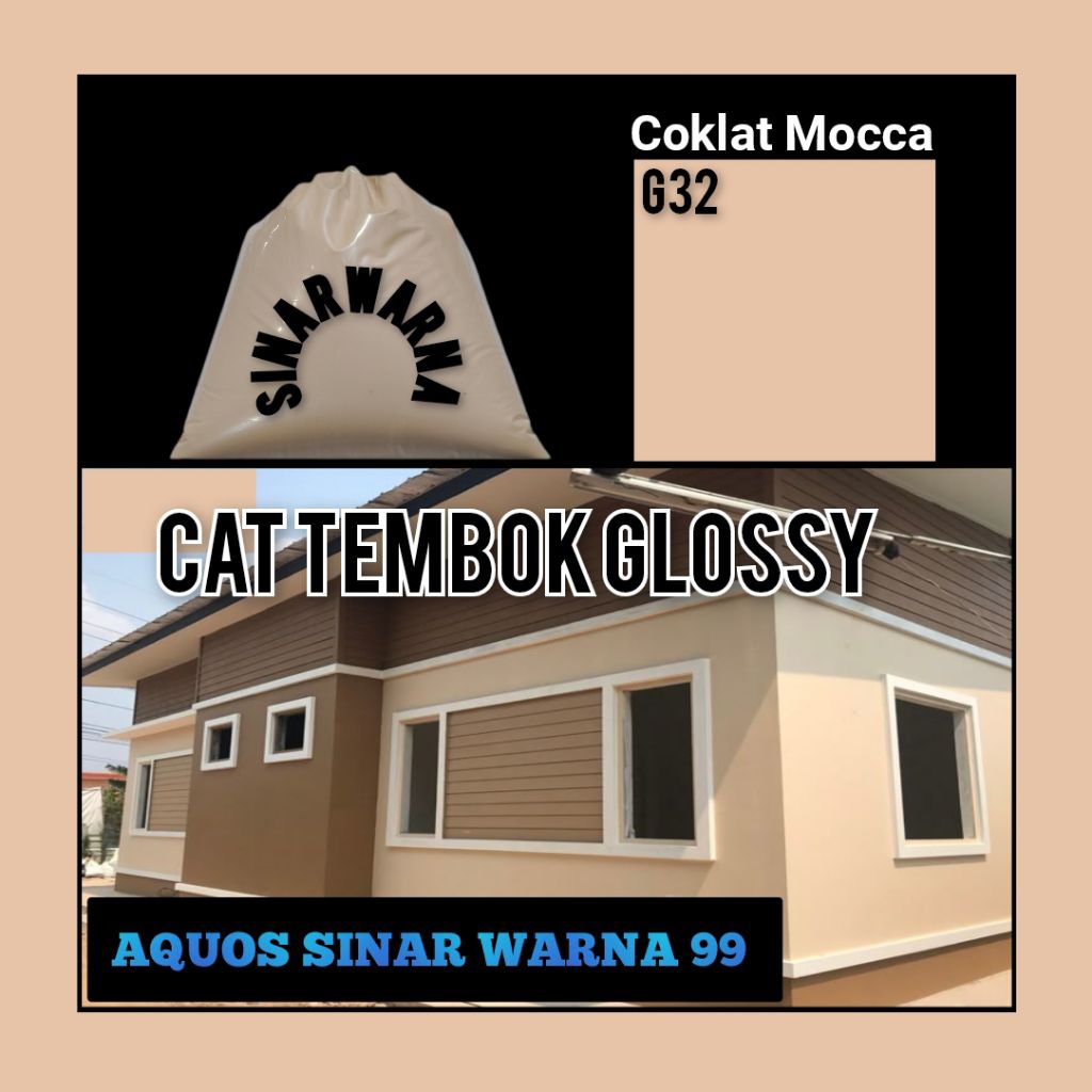 cat tembok glossy cat tembok warna mocca cat tembok 1 kg cat tembok Anti Air cat mengkilap