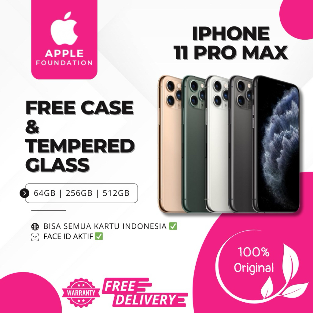 iPhone 11 Pro Max | 64gb 256gb 512gb | Second Fullset | Original 100%
