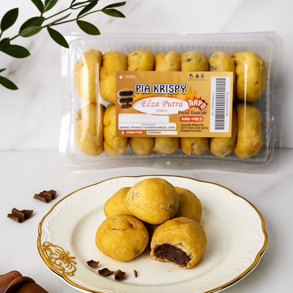 

Pia Kering Rasa Coklat Elza Putra Food Netto 400 gram