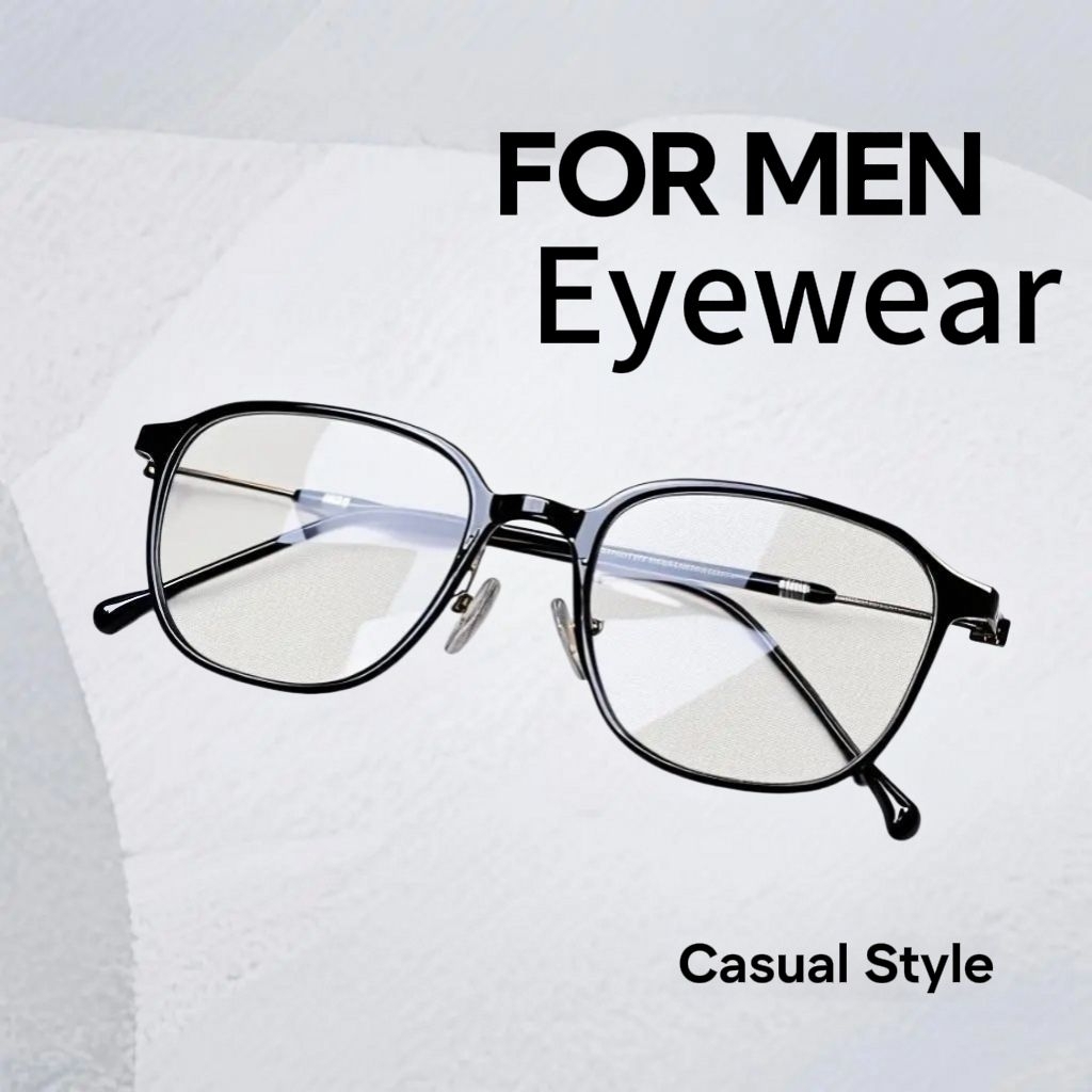 Optihouse -  frame kacamata bentuk kotak 6137