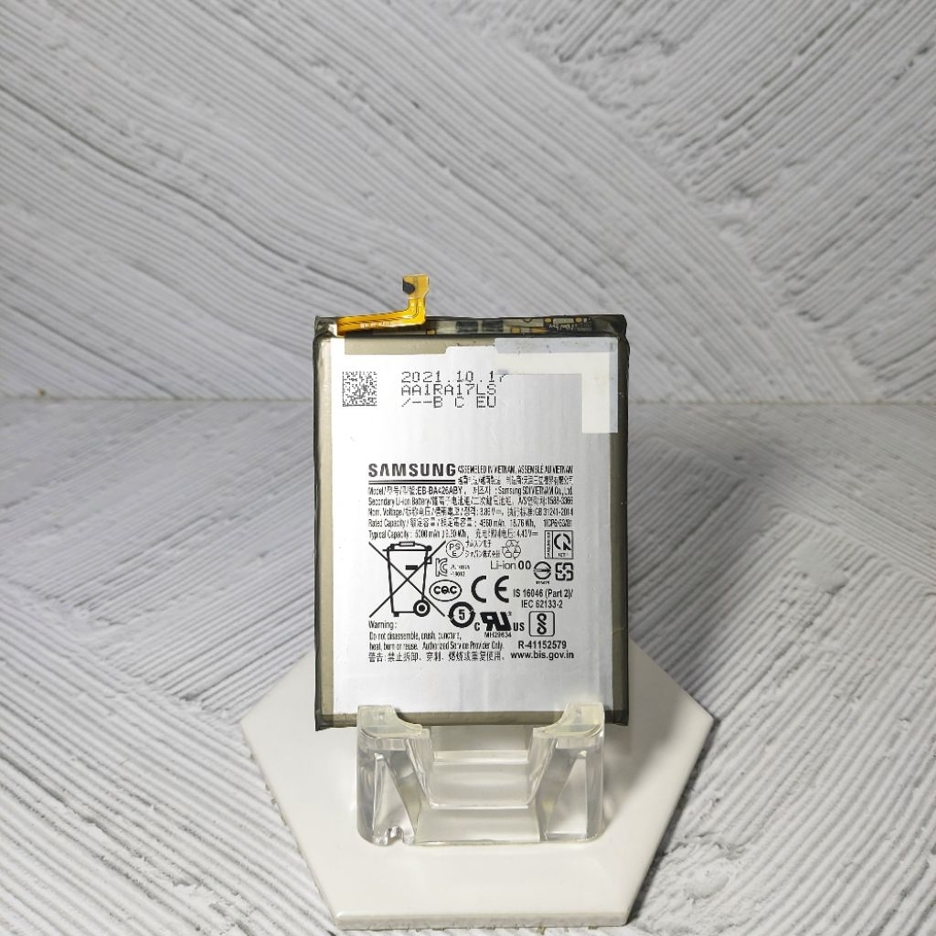 BATERAI BATTERY BATRE SAMSUNG GALAXY A72 | EB-BA426ABY ORIGINAL BEKAS COPOTAN