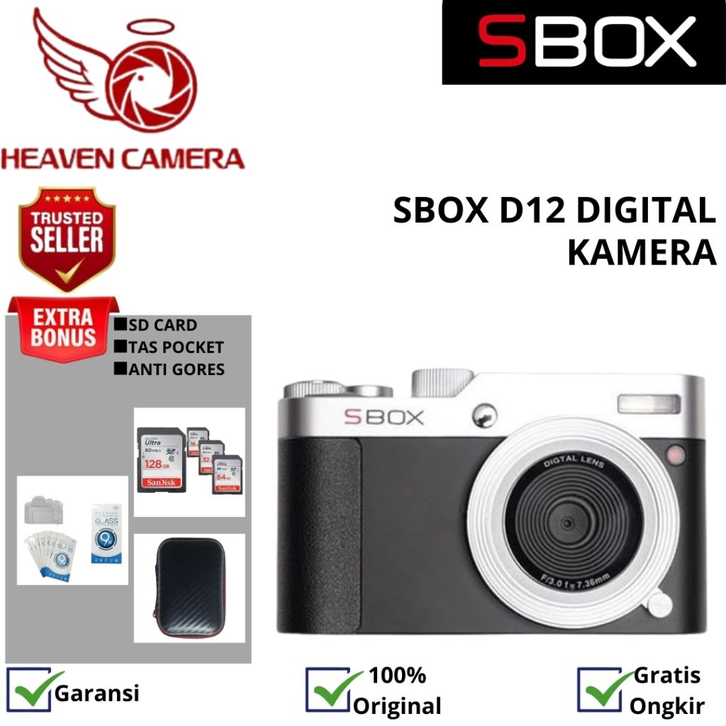 SBOX D12 CAMERA DIGITAL / SBOX D12 CAMERA / SBOX D12