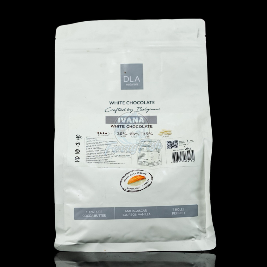 

DLA Naturals Ivana 30% White Chocolate / Cokelat Coin Baking