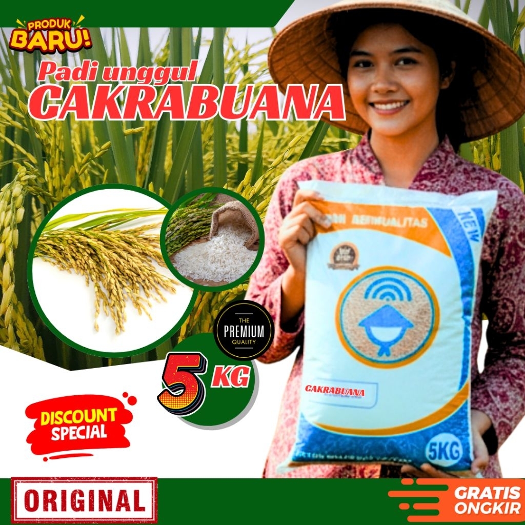 BENIH PADI UNGGUL CAKRABUANA KEMASAN 5KG