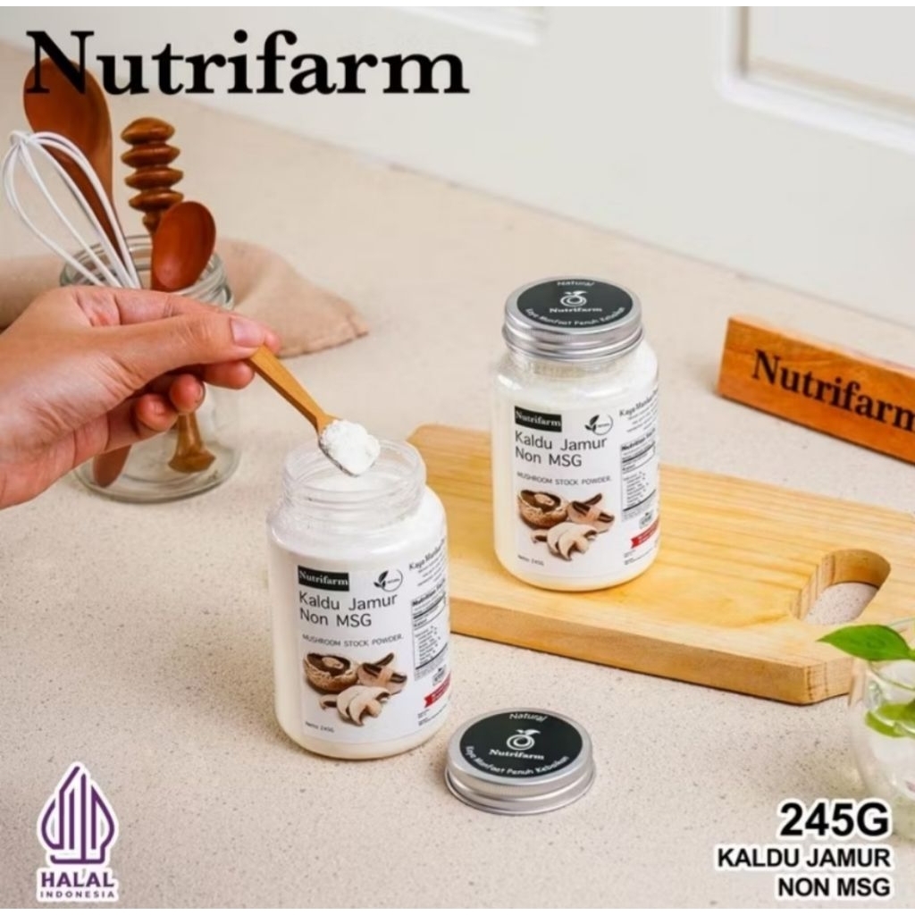 

Kaldu Jamur NON MSG 245gr Nutrifarm