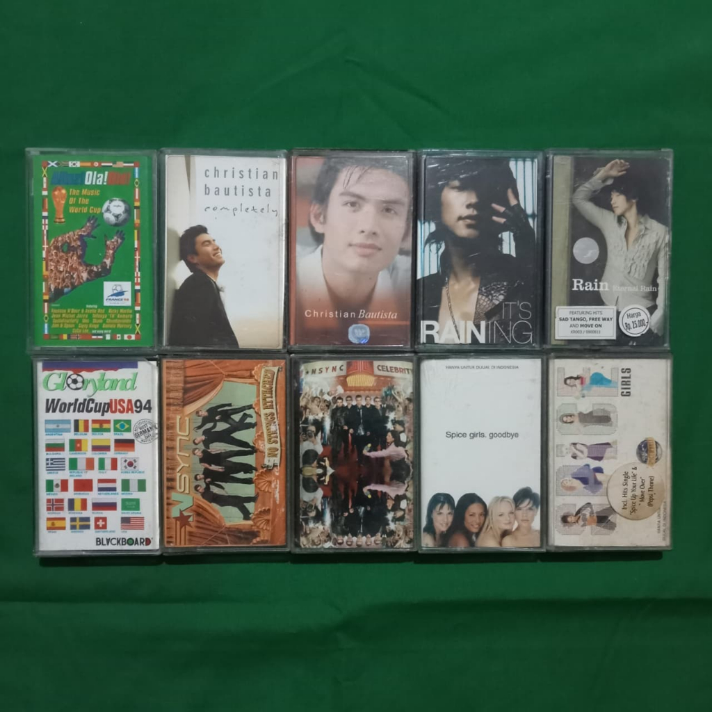 [USED ITEMS] Kaset Pita Original - Worldwide Part 4 - RAIN / K-POP - NSYNC - Spice Girls