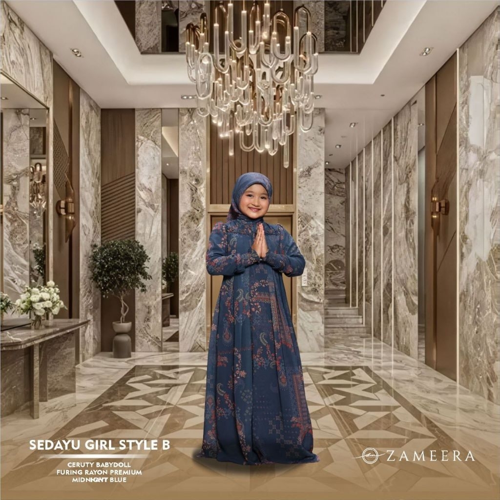 Gamis girl Sedayu style B By zameera