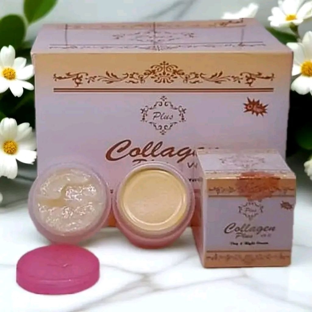 cream collagen siang dan malam