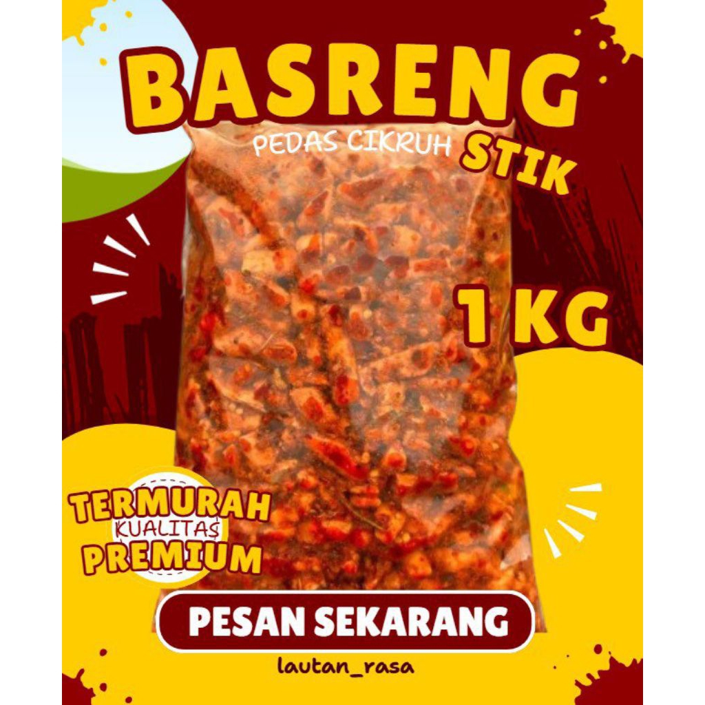 

BASRENG CIKRUH SUPER PEDAS 1KG VIRAL BANDUNG