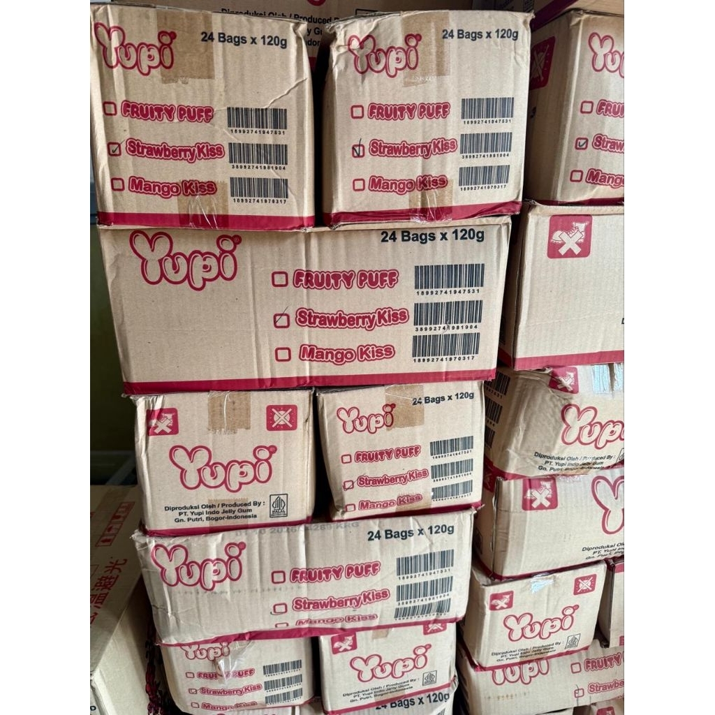 

yupi refil kemasan dus