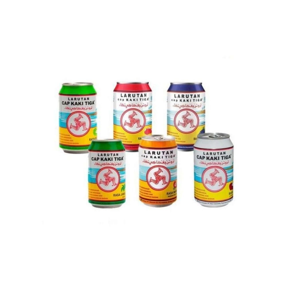 

Larutan Cap Kaki Tiga 320ml Kaleng / Larutan Penyegar