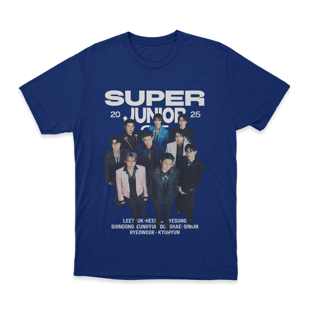 kaos super junior super show 10 suju 20th anniversary in jakarta katun combed