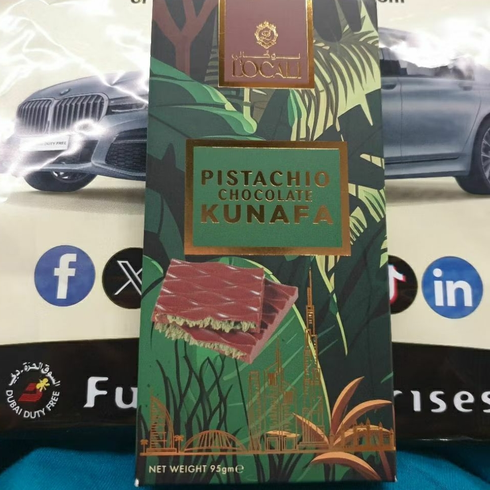 

Locali Coklat Dubai 95g Original Pistachio Kunafa