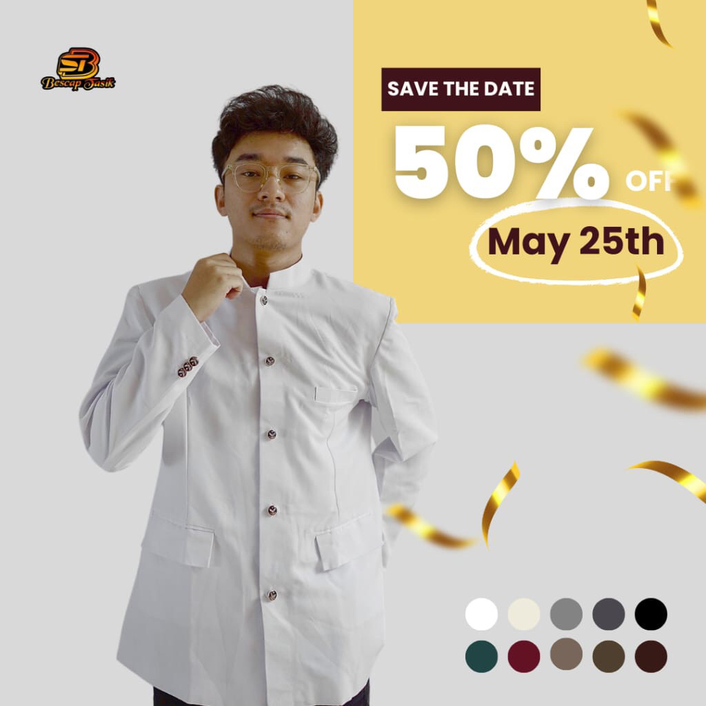Jasko Polos Putih Premium Bescap tasik Jasko Polos Hitam Premium Bescap Pria Bescap Pengantin Bescap