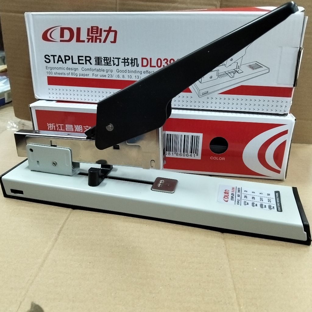 

Stapler DL0390 Stapler Jilid Ding Li Jilid tengah Hekter Jilid Heavy duty stapler DL 0390