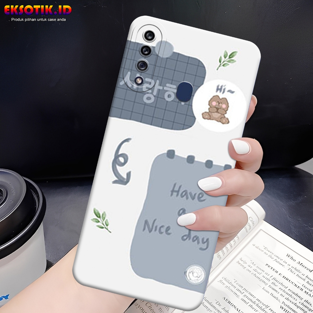 Case SAMSUNG A20S- Eksotik.id - Casing SAMSUNG A20S - Case CUTE BEAR - Skin Handphone - Silikon SAMS