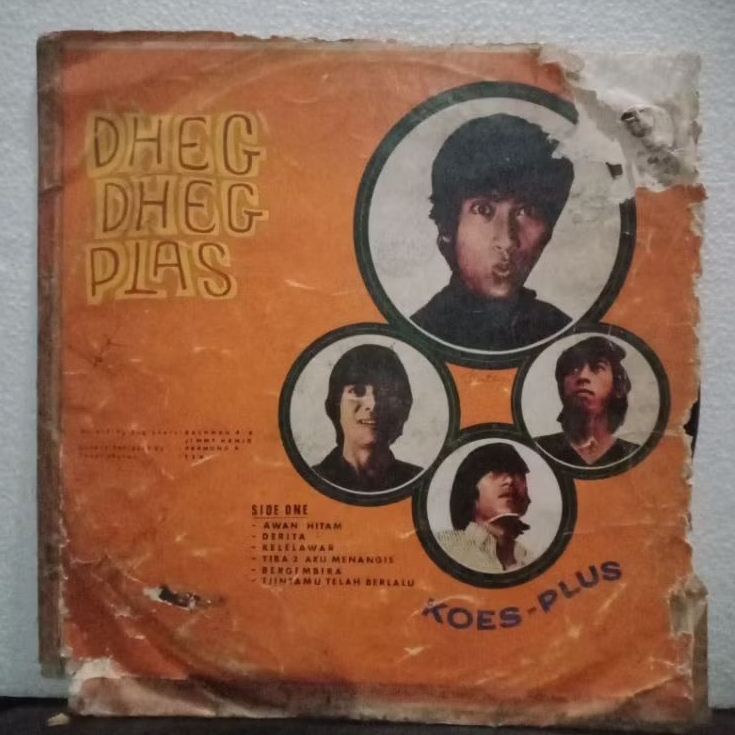 Vinyl Piringan Hitam 12 inch Koes Plus - Dheg Dheg Plas
