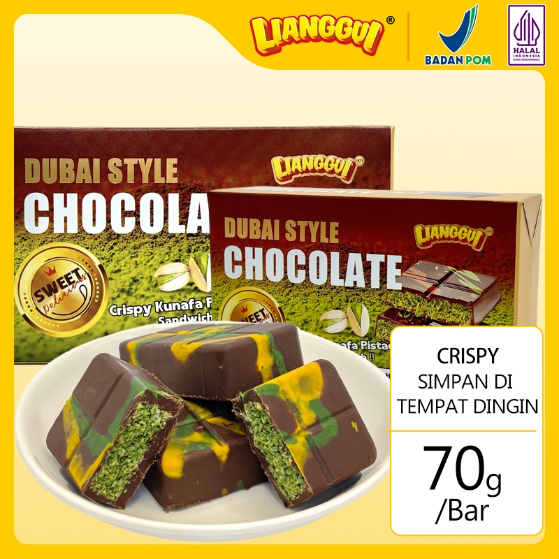 

LIANGGUI Coklat Dubai Diet Snack Halal Sehat