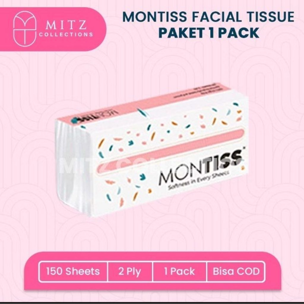 Tisu Montiss 150s - Facial Tissue 150 sheets / Montiss Facial Tisue