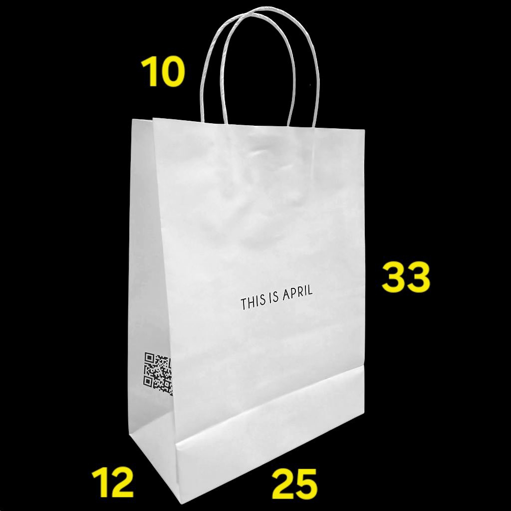 

PAPER BAG THIS IS APRIL / SHOPPING BAG BUTIK / PAPER BAG BRANDED