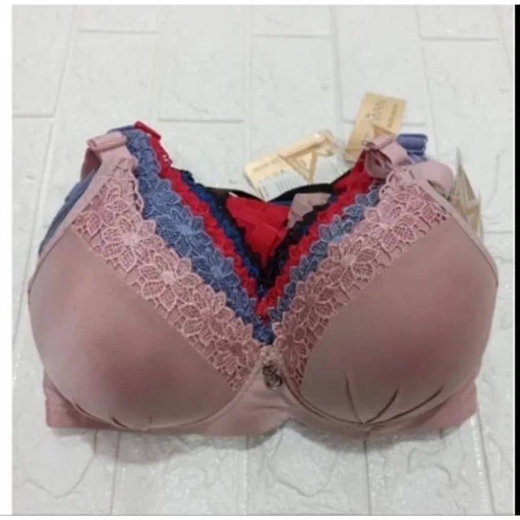 GROSIR BRA RENDA IMPORT 3 KAIT BAHAN KATUN