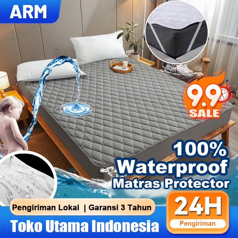 Matras Protector Waterproof/Pelindung kasur/Matras Protector Kasur Anak/Matras Kasur Rajut Anti