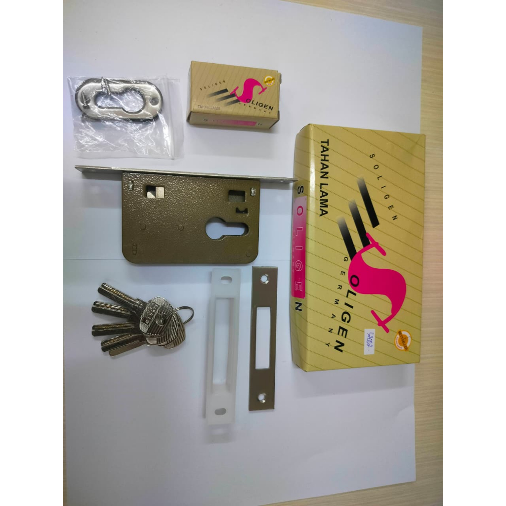 KUNCI BODY PELOR SOLIGEN / HANDLE PINTU / HANDLE TARIKAN PINTU RUMAH / PINTU RUMAH BESAR / KUNCI PIN