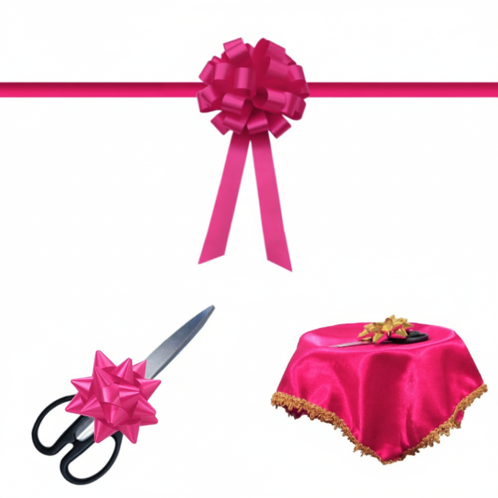 

Pita Peresmian Bisa Custom 2 - 3 Warna Untuk Opening Potong Pita Kantor / Toko / Gedung