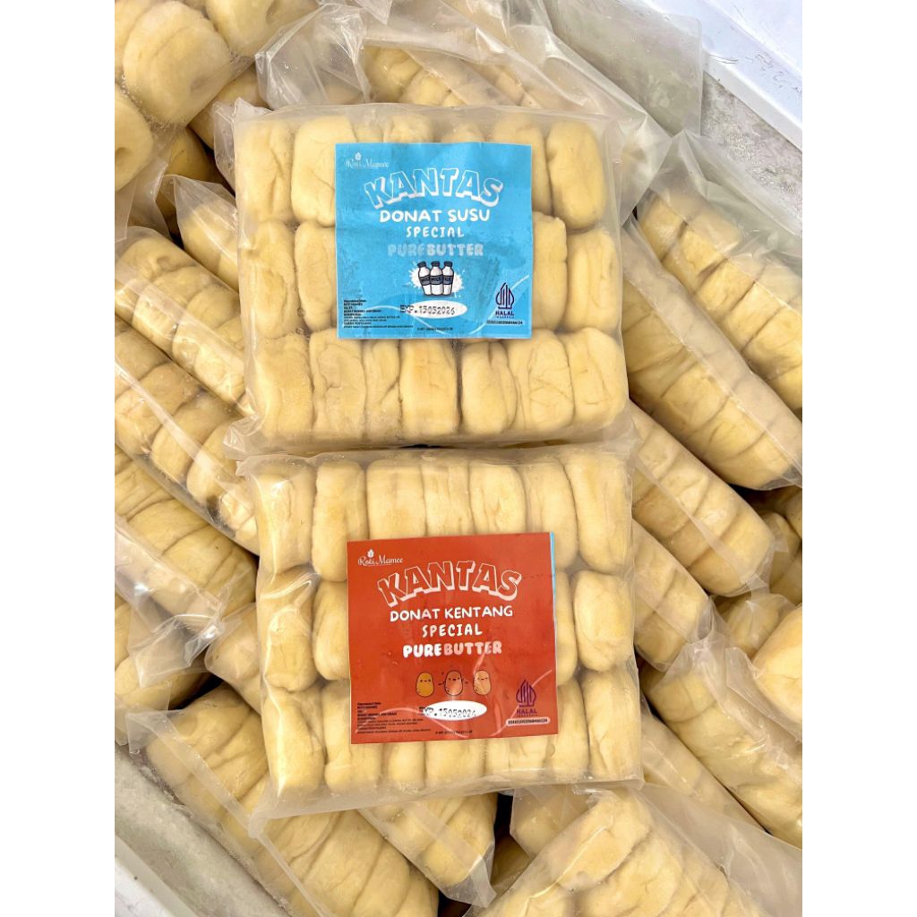 

Donat Susu dan Donat Kentang udah dapet gula halus