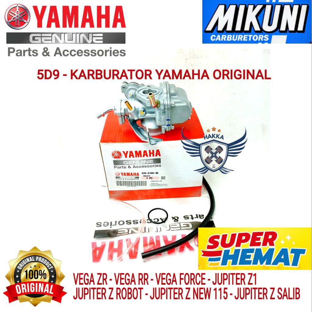 5D9 ORIGINAL KARBURATOR YAMAHA VEGA ZR, KARBURATOR YAMAHA VEGA RR, KARBURATOR YAMAHA VEGA FORCE, KAR